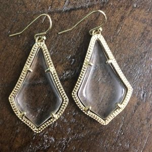 Kendra Scott Gold Alex with Clear Stones